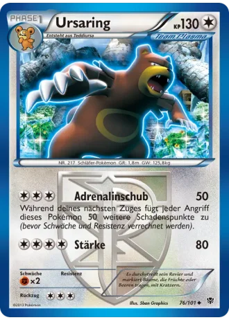 Ursaring #76/101 — Plasma-Blaster