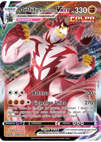 Urshifu Singolcolpo VMAX #86 — Stili di Lotta
