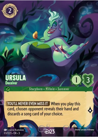 Ursula - Deceiver #3/204 — Into the Inklands