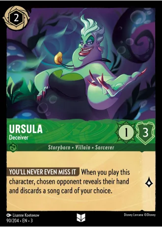 Ursula - Deceiver #90/204 — Into the Inklands