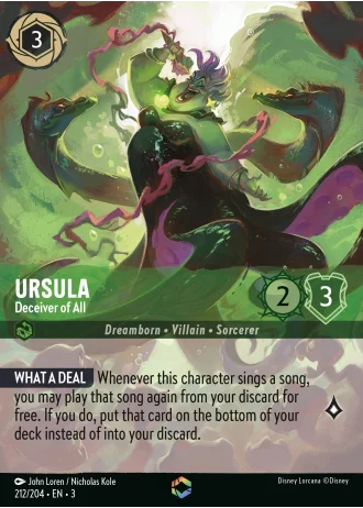 Ursula - Deceiver of All #212/204 — Into the Inklands