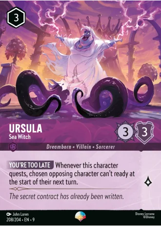 Ursula - Sea Witch #208/204 — Fabled