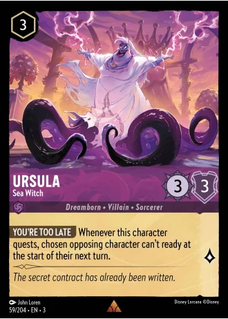 Ursula - Sea Witch #59/204 — Into the Inklands