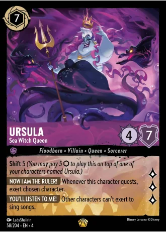 Ursula - Sea Witch Queen #58/204 — Ursula's Return