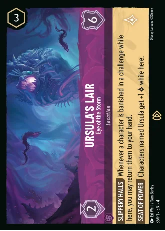 Ursula's Lair - Eye of the Storm #35/204 — Ursula's Return