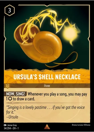 Ursula's Shell Necklace #34/204 — The First Chapter
