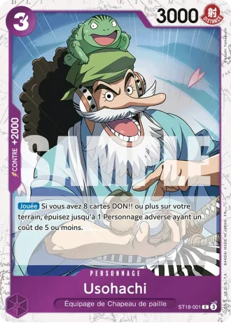 Usohachi (ST18-001) (Alternative Art) — ONE PIECE CARD THE BEST vol.2 (PRB02)