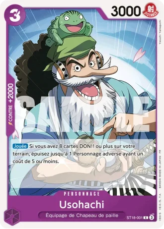 Usohachi (ST18-001) (Pirate Foil) — ONE PIECE CARD THE BEST vol.2 (PRB02)