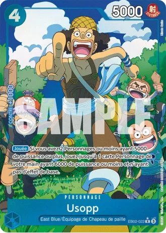 Usopp (EB02-022) (Alternative Art) — Anime 25th Collection (EB02)