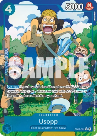 Usopp (EB02-022) (Alternative Art) — Anime 25th Collection (EB02)