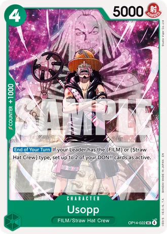 Usopp (OP14-022) — The Azure Sea's Seven (OP14-EB04)