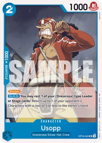 Usopp (OP16-043) — The Time of Battle (OP16)