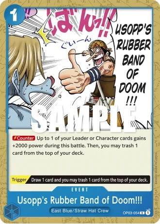 Usopp's Rubber Band of Doom!!! (OP03-054) — Pillars of Strength (OP03)