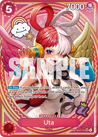 Uta (EB03-003) (Alternative Art 2) — ONE PIECE Heroines Edition (EB03)