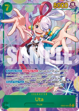 Uta (EB03-061) (Alternative Art) — ONE PIECE Heroines Edition (EB03)