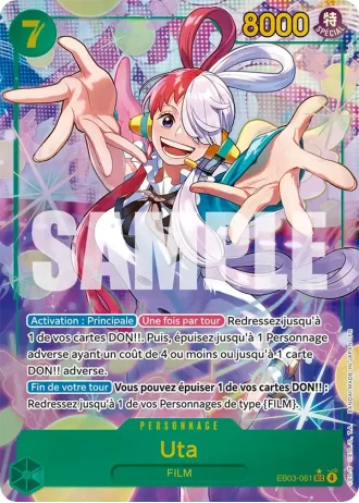 Uta (EB03-061) (Alternative Art) — ONE PIECE Heroines Edition (EB03)