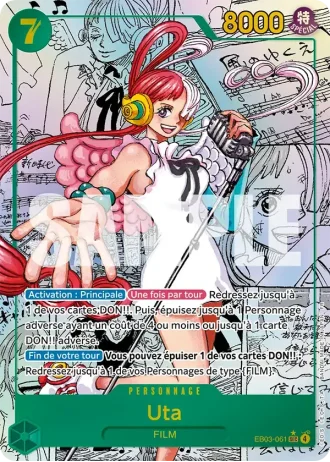 Uta (EB03-061) (Manga Rare) — ONE PIECE Heroines Edition (EB03)