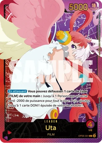 Uta (OP06-001) (Special Rare) — Anime 25th Collection (EB02)