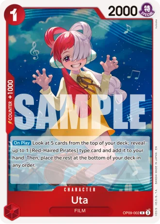 Uta (OP09-002) (Reprint) — One Piece Card The Best Vol.2(PRB02)