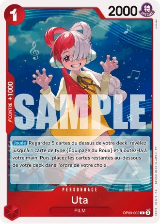 Uta (OP09-002) (Reprint) — ONE PIECE CARD THE BEST vol.2 (PRB02)
