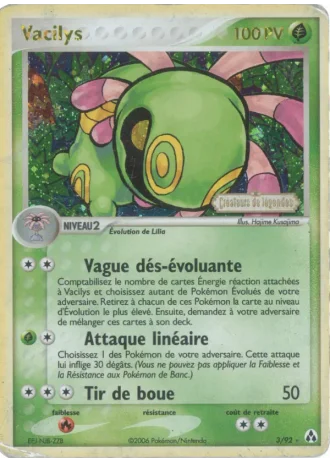 Vacilys #3/92 — EX Créateurs de légendes