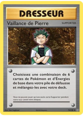 Vaillance de Pierre #74/108 — Évolutions