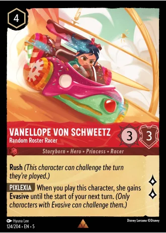 Vanellope von Schweetz - Random Roster Racer #124/204 — Shimmering Skies