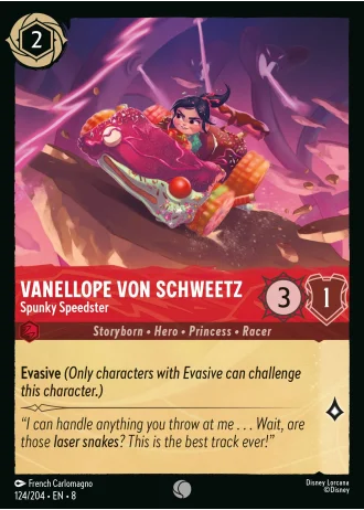 Vanellope Von Schweetz - Spunky Speedster #124/204 — Reign of Jafar