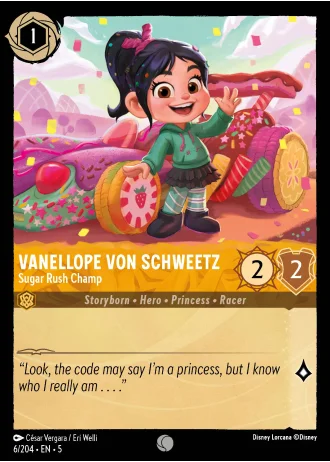 Vanellope von Schweetz - Sugar Rush Champ #6/204 — Shimmering Skies