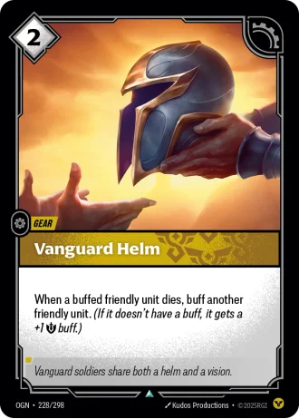 Vanguard Helm #228/298 — Origins