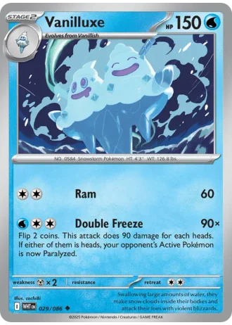 Vanilluxe #029 — White Flare