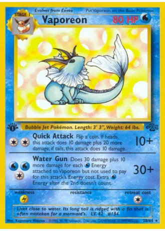 Vaporeon #28 — Jungle