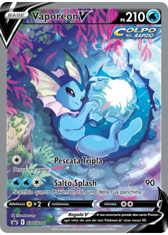 Vaporeon V SWSH181 — Spada e Scudo Promos
