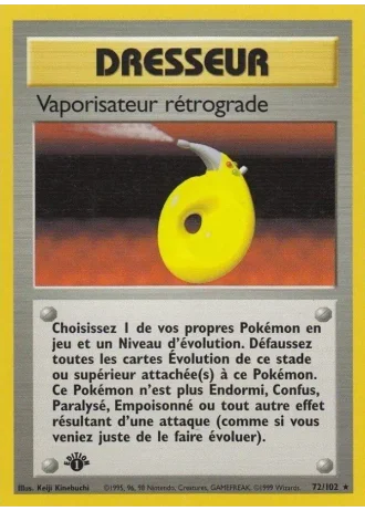 Vaporisateur rétrograde (première édition) #72/102 — Set de Base (1ère Édition)