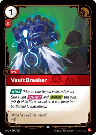 Vault Breaker #010/219 — Unleashed
