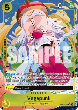 Vegapunk (EB02-056) (Alternative Art) — Anime 25th Collection (EB02)