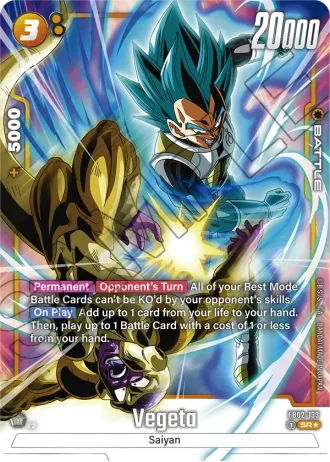 Vegeta (Alternative Art) FB02-133 — Blazing Aura (FB02)