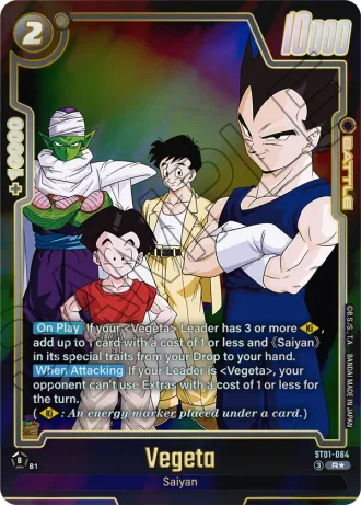 Vegeta (Alternative Art) ST01-064 — Story Booster 01 (ST01)