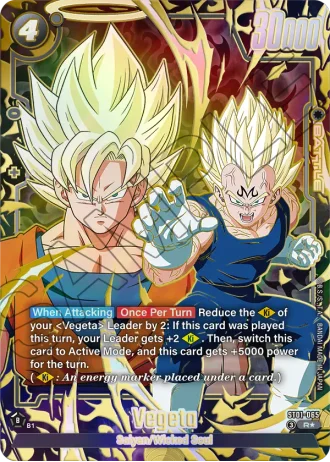 Vegeta (Alternative Art) ST01-065 — Story Booster 01 (ST01)