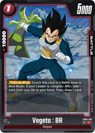 Vegeta : BR  FB09-018 — Dual Evolution (FB09)
