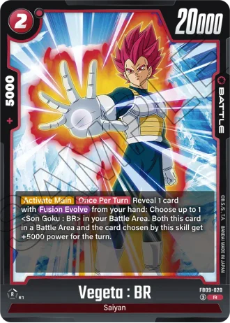 Vegeta : BR  FB09-020 — Dual Evolution (FB09)