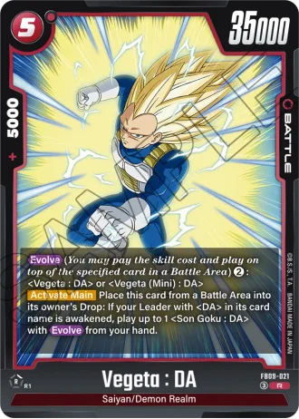 Vegeta : DA  FB09-021 — Dual Evolution (FB09)