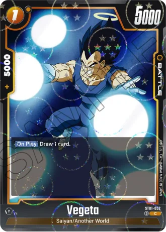 Vegeta (Dragon Ball Pattern) ST01-052 — Story Booster 01 (ST01)
