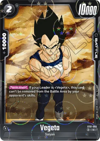 Vegeta (Dragon Ball Pattern) ST01-063 — Story Booster 01 (ST01)