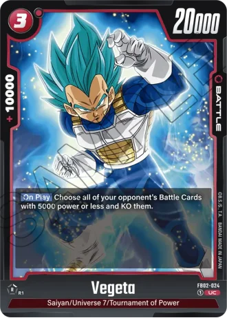 Vegeta  FB02-024 — Blazing Aura (FB02)