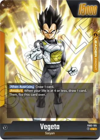 Vegeta FB02-105 — Blazing Aura (FB02)
