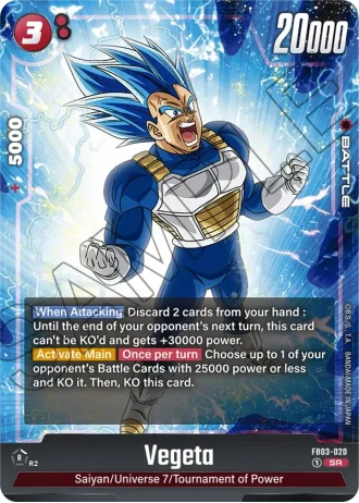 Vegeta  FB03-020 — Raging Roar (FB03)