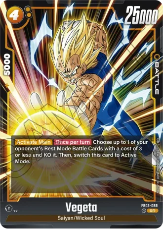 Vegeta FB03-089 — Raging Roar (FB03)