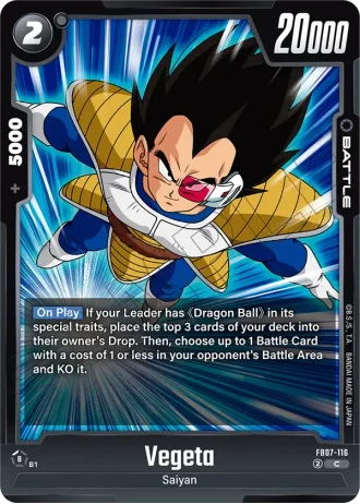 Vegeta  FB07-116 — Wish for Shenron (FB07)