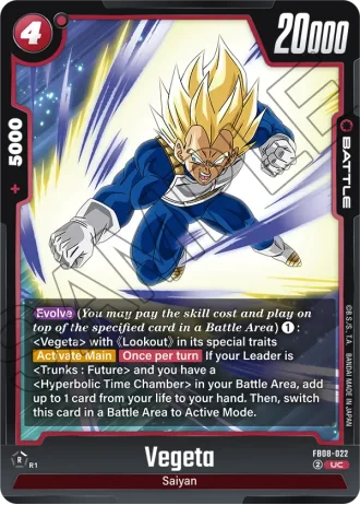 Vegeta  FB08-022 — Saiyan's Pride (FB08)